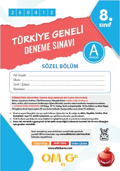 8. Sınıf Omage Ekim